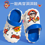 正品哪吒少年英雄儿童夏季小凉拖敖丙宝宝沙滩防滑软底卡通洞洞鞋