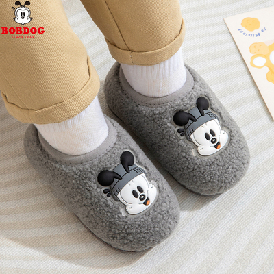 儿童棉拖鞋卡通可爱保暖防滑棉鞋