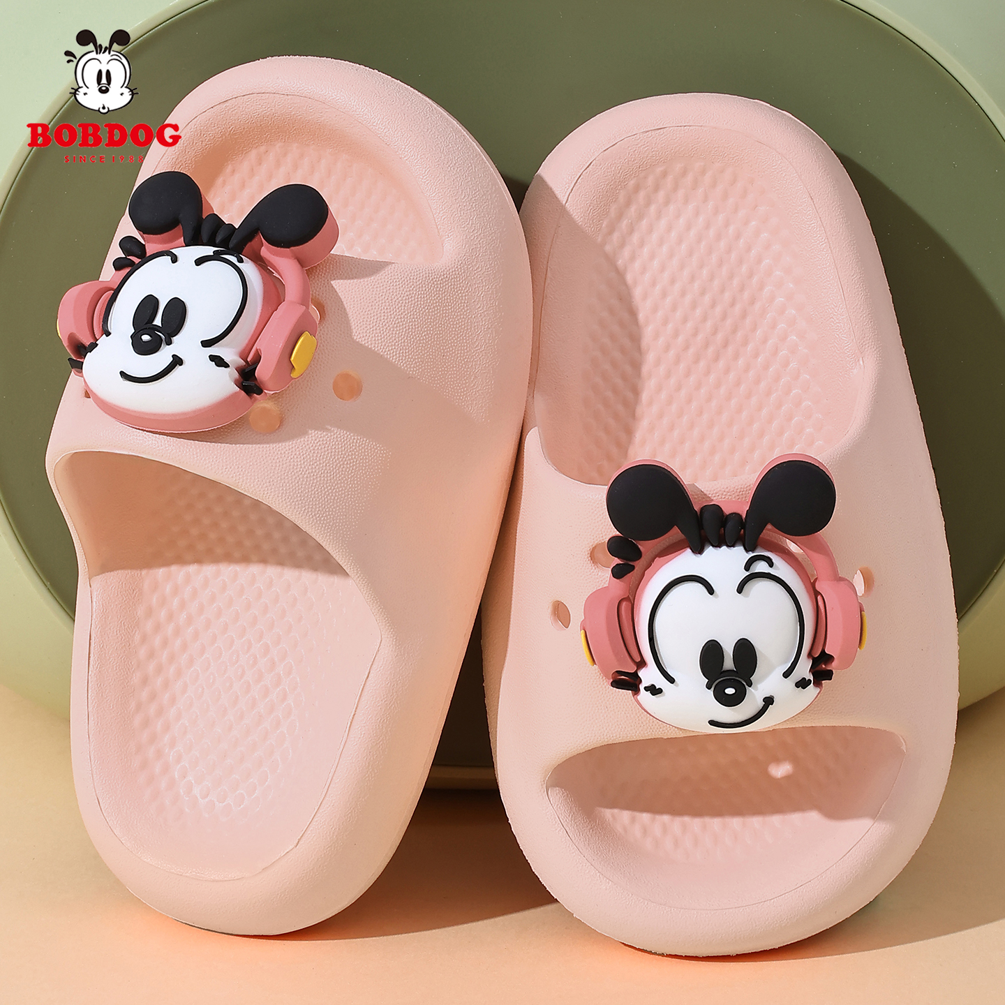 巴布豆夏季新款防滑耐磨舒适凉拖