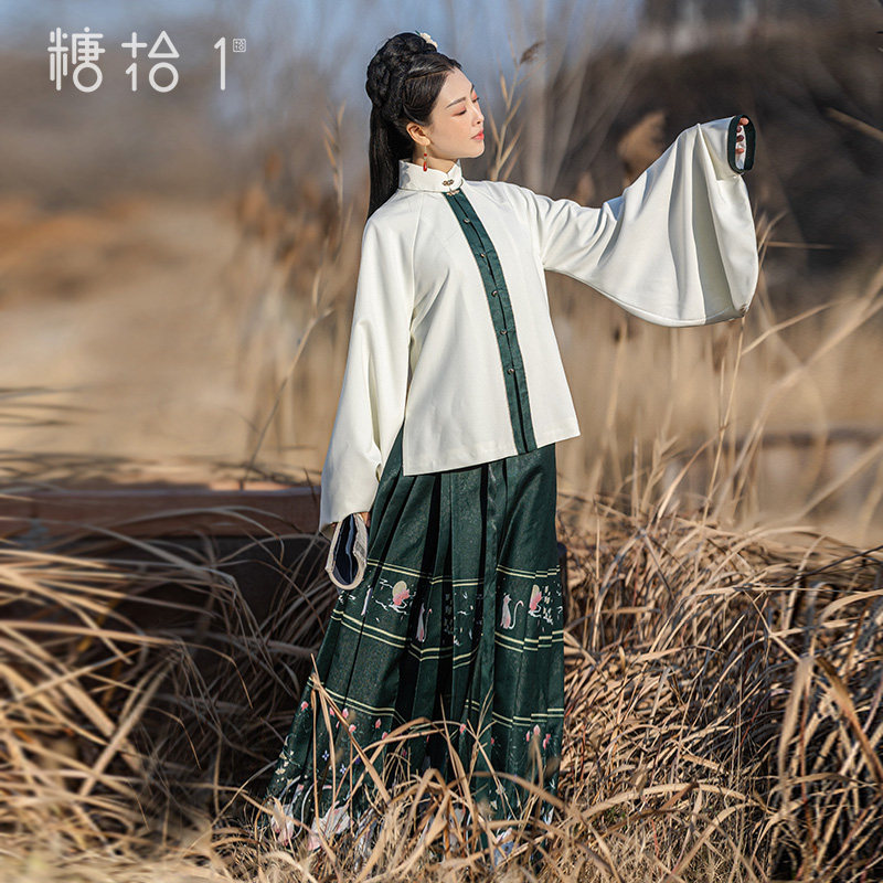 十一猫扑蝴蝶限量制汉服琵琶袖