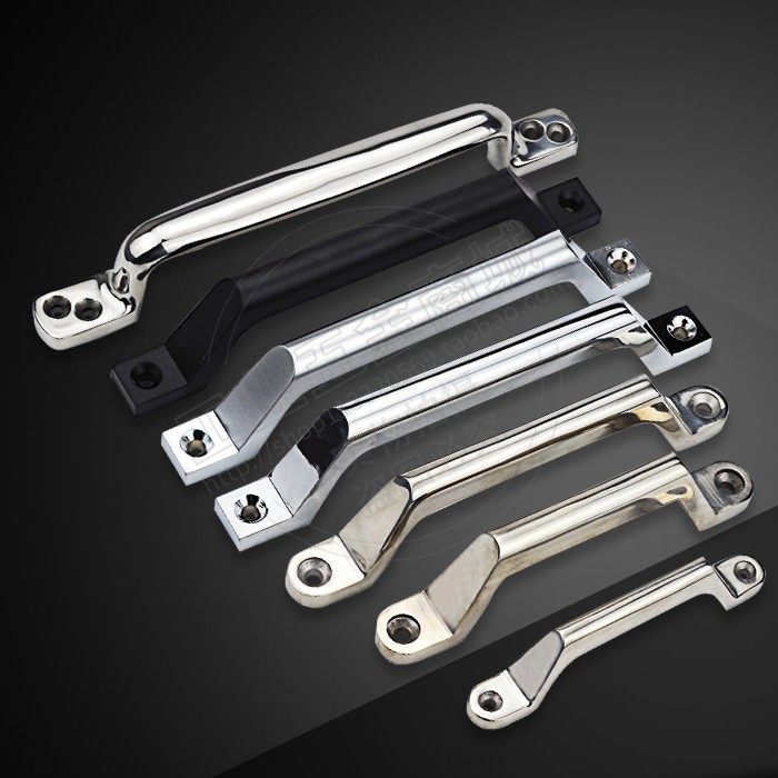 埃驰实心304不锈钢门弓形拉手