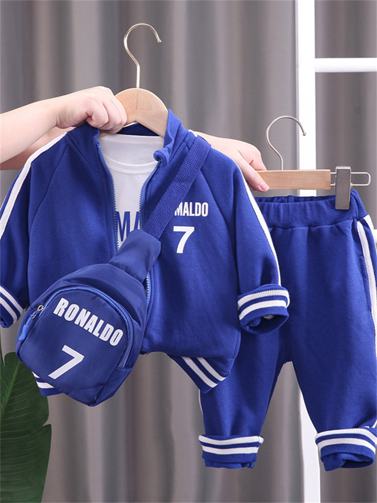 소년 봄 정장 2024 새로운 유행  소년 봄 가을 스포츠 3 피스  캐주얼 재킷