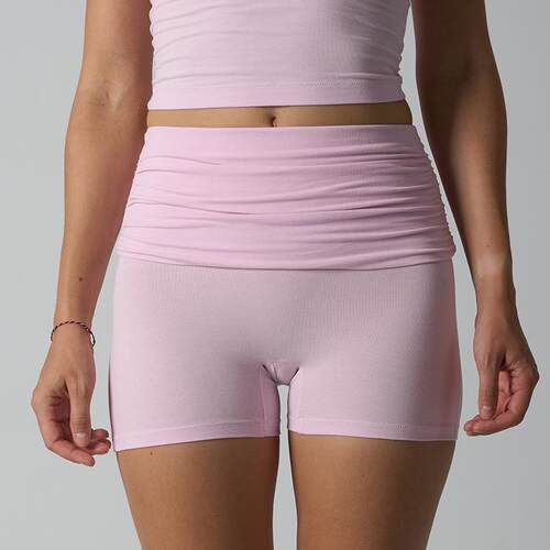 Solid Color High Waist Shorts Casual Comfy Breathable