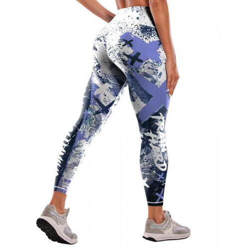 Women's Sports Tight Pants  Hip-Lifting High-Waist Printed