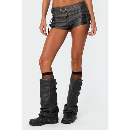 Women's Shorts Casual Fashion Flap Pocket Shorts for Daily