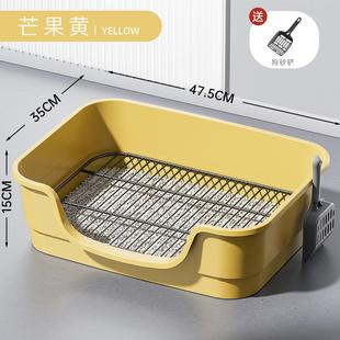 高围栏铁网防尿溅狗便盆小中大型犬宠物狗盆 狗用厕所浴缸式