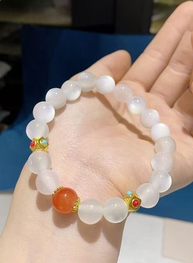 2026变色海云母单圈手串单圈手串简约百搭小众时尚精致手链女款饰