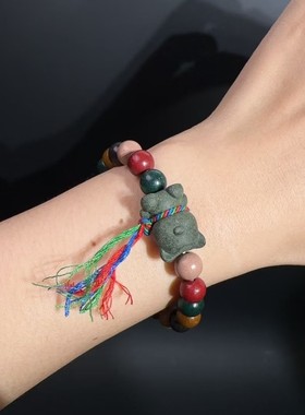 20268MM合香珠搭配合香熊手链然香材古法合香珠药香四时清味文玩