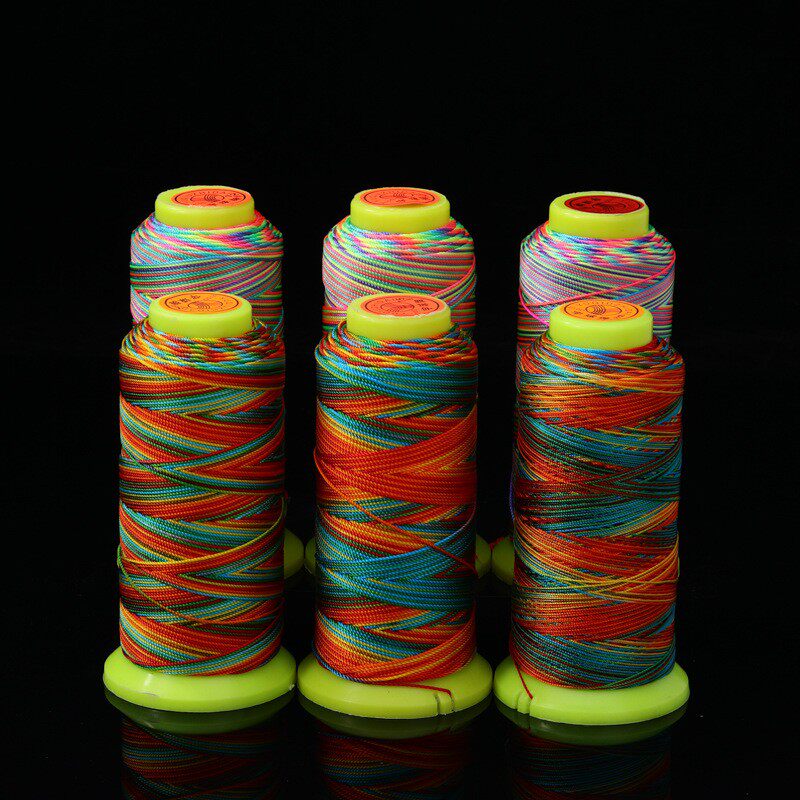 2026博婷宇球牌五彩线多股塔线手工编织手链线绳项链线端午节五彩