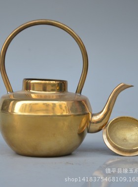 2026铜酒壶 黄铜工艺铜酒壶 实用新颖居家铜酒壶 外事商务礼品铜
