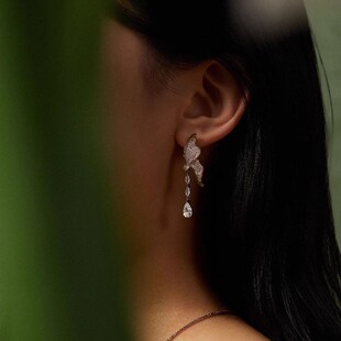 2026Riotlily艾特里里雪域精灵浪漫蝴蝶耳坠设计感灵动耳饰送女友