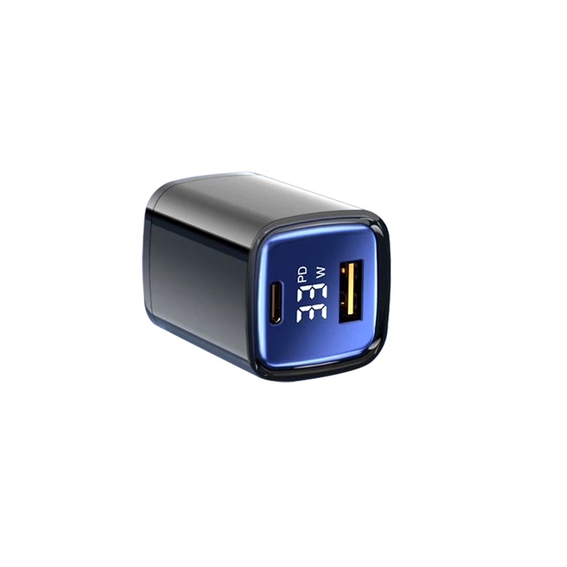 索志数显氮化镓33W充电器头超级GaN快充头pd30W适用苹果iPhone17/16Pro充电头14plus插头15max手机平板数据线