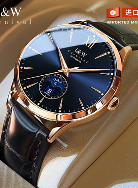 瑞士正品iw爱沃驰男士手表男款名表品牌全自动机械表2025新款男表