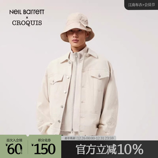 春秋折扣新款 速写男装 Barrett联名 休闲宽松牛仔夹克外套 Neil