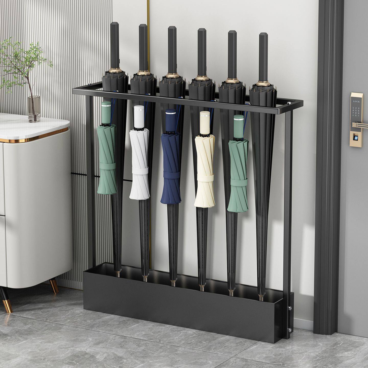 日式简约雨伞架酒店大堂家用铁艺伞筒雨伞桶收纳桶落地式放伞架子,住宅家具,家用雨伞架,淘宝优惠券,粉丝福利购,淘宝优惠卷