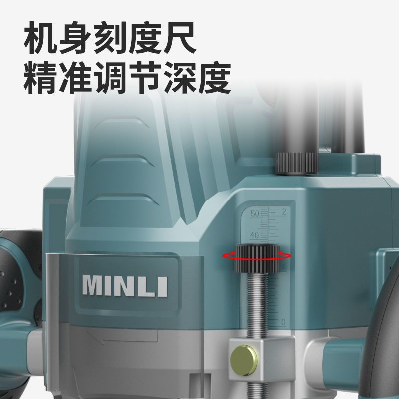 木工修边机小型雕刻机开槽机多功能电动工具锣机开锁孔开榫电木铣