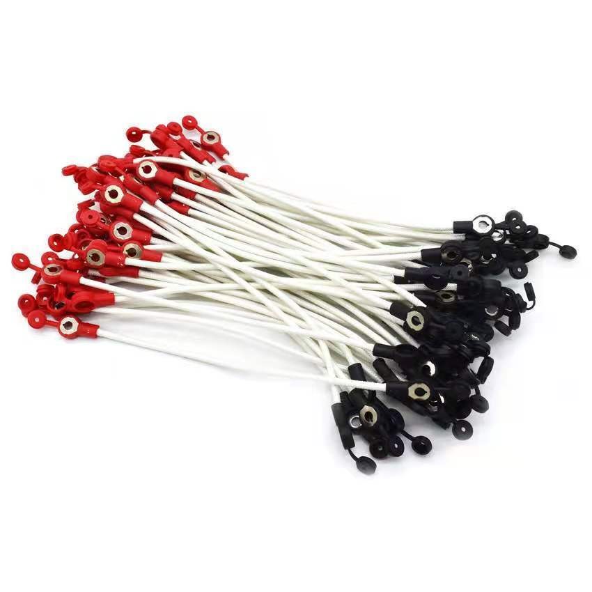 厂家直销4平方电池连接线国标阻燃耐高温20厘米加粗电动车配件批