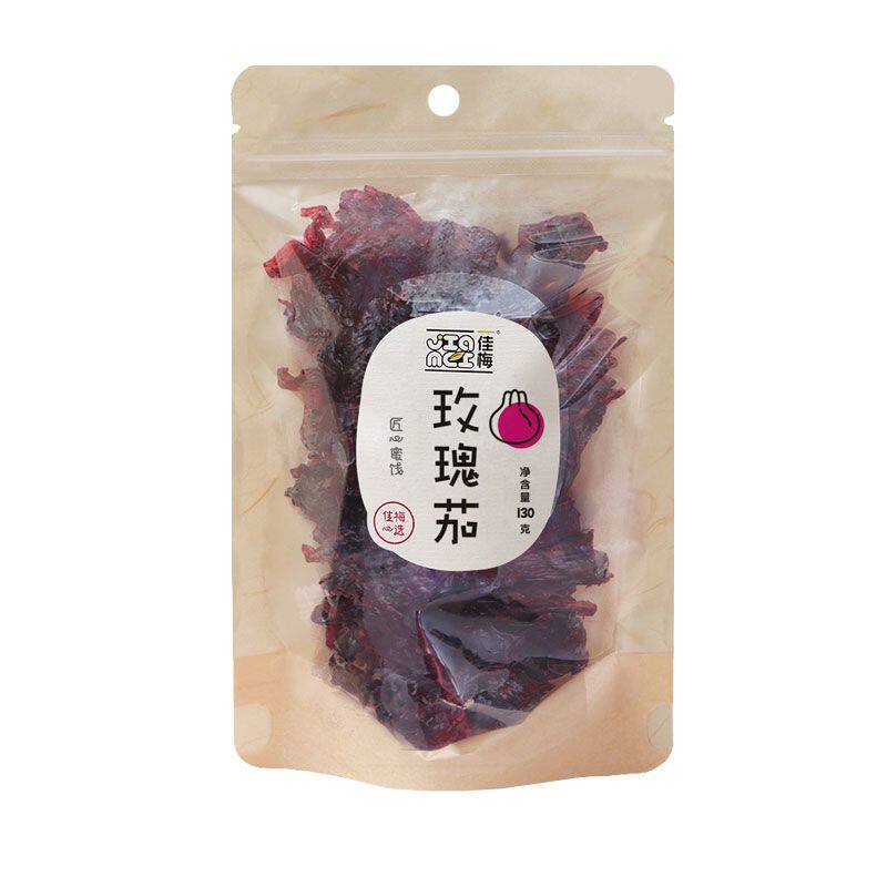 佳梅 新鲜洛神花玫瑰茄干蜜饯果干果脯休闲零食即食花糖 130g袋装