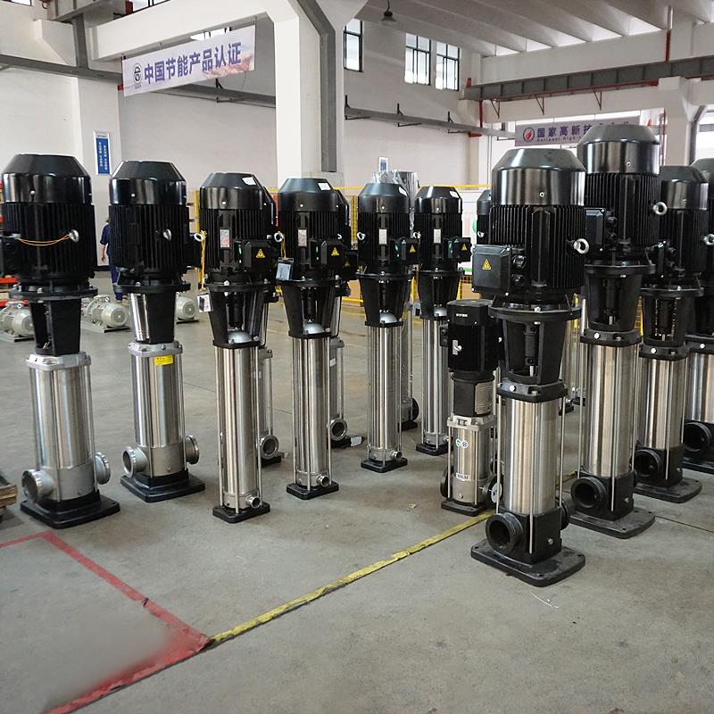 新款南元水泵新款CDLF32-80不锈钢立式多级离心泵管道增压泵包邮