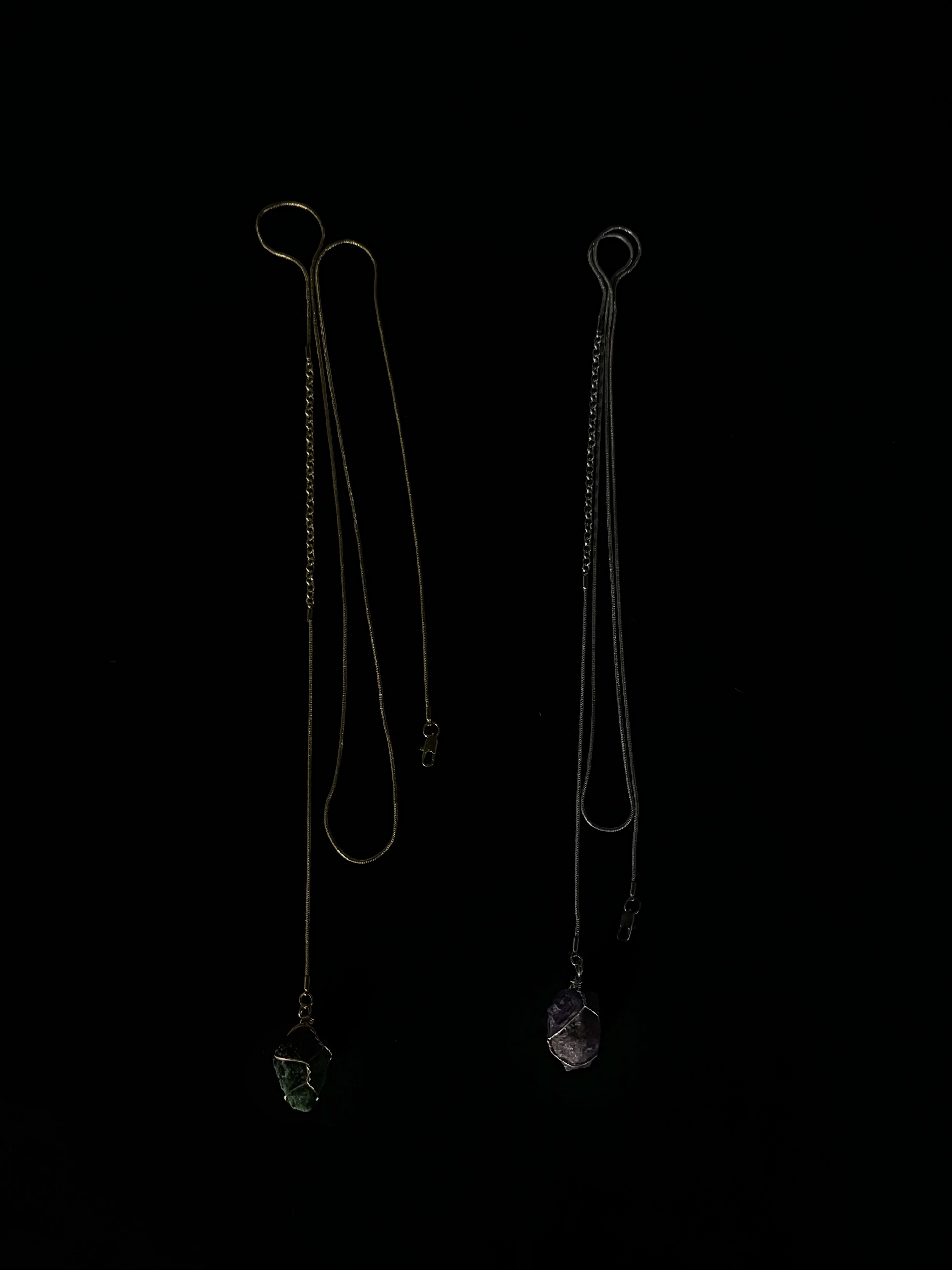 천연 원석 허리체인 *4JUNKS* 분위기 핸드메이드 장식착용 허리체인 클린핏