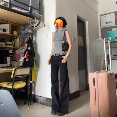 【赠送运费险】无袖半高领小背心