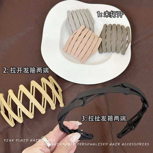 旅行可伸缩折叠发箍女