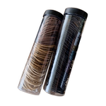 黑色高弹力耐用橡皮筋女简约气质扎头发圈头绳2023年新款皮套发绳