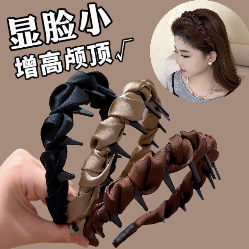 高颅顶发箍女款洗脸头箍发带