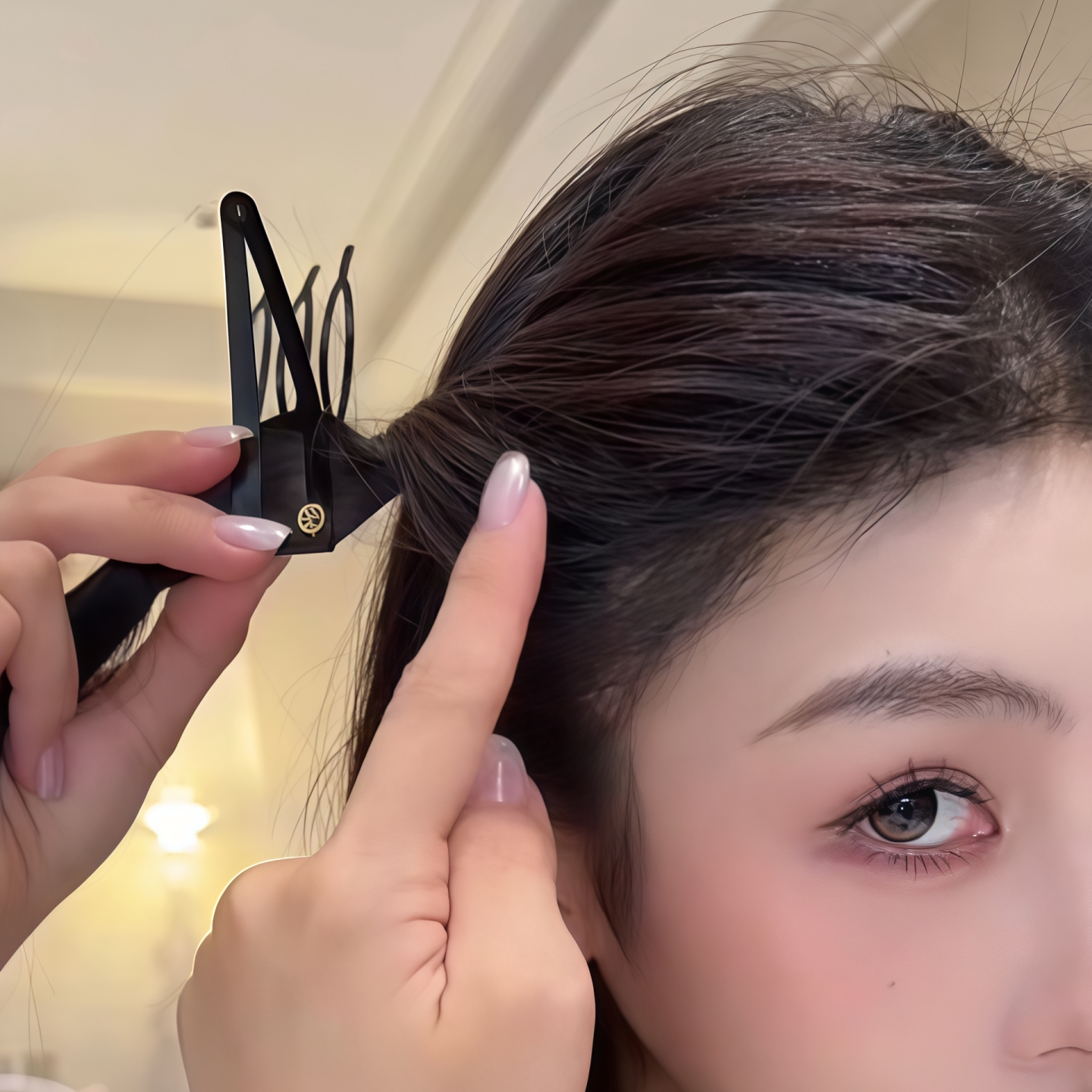 插梳bb夹侧边发夹女bb夹碎发夹