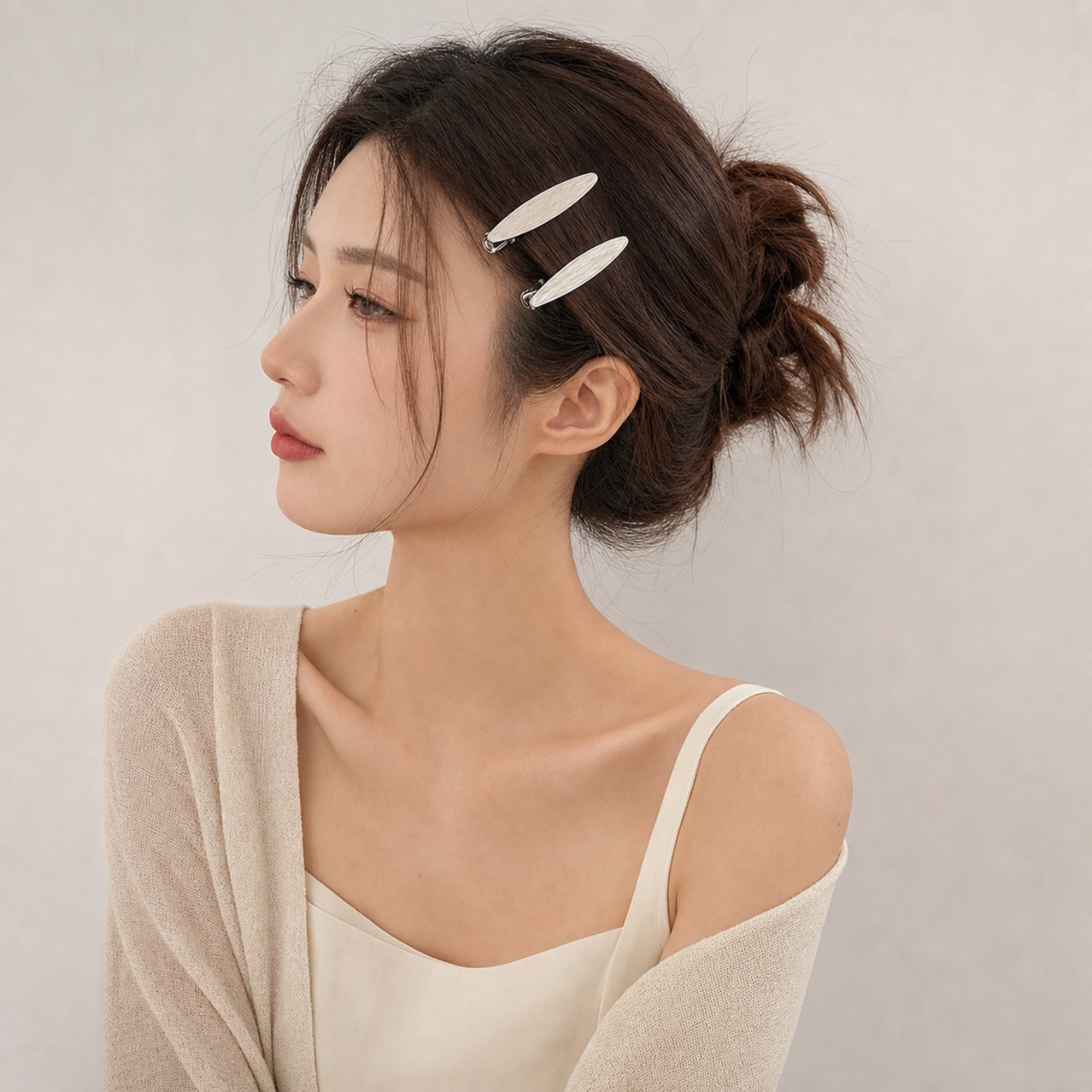 叶子发夹一字夹刘海夹女鸭嘴夹子