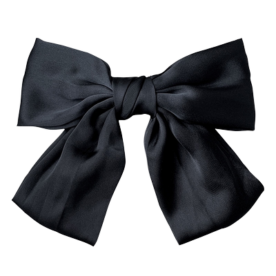 新年红色大蝴蝶结发夹