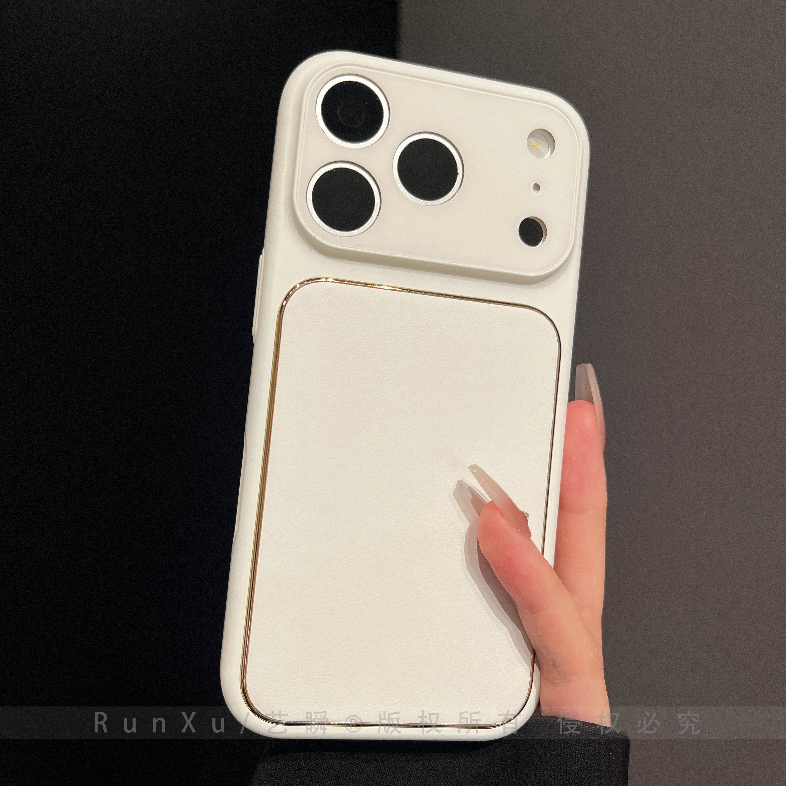 简约纯白色大视窗全包镜头膜适用iPhone17ProMax手机壳苹果16素皮15内置磁吸13全包防摔14情侣女12/11保护套,3C数码配件,手机保护套/壳,淘宝优惠券,粉丝福利购,淘宝优惠卷