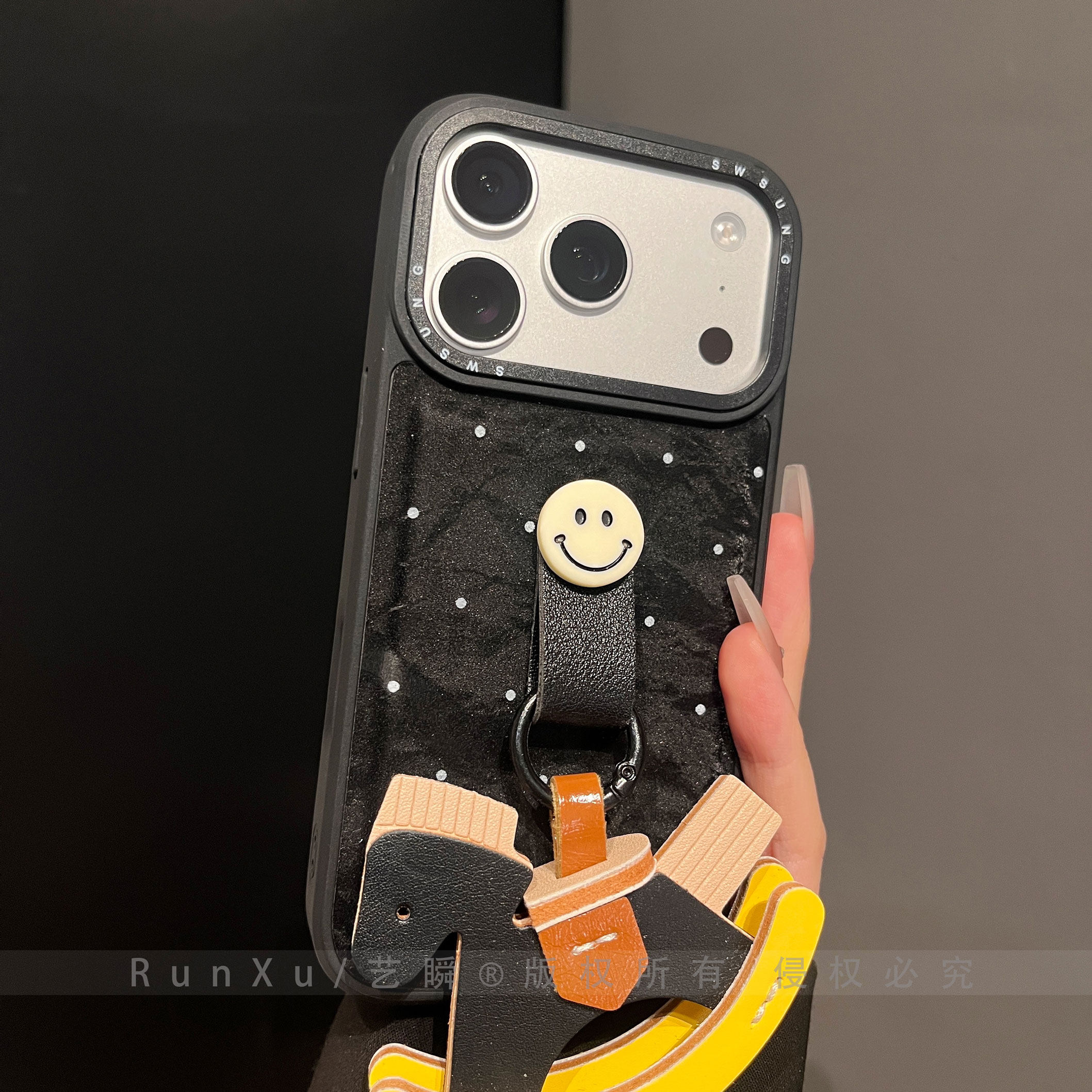 丝绒肤感雪山纹木马支架适用iPhone17ProMax手机壳苹果16pro皮质全包ip15个性创意14马年17pro情侣女款保护套,3C数码配件,手机保护套/壳,淘宝优惠券,粉丝福利购,淘宝优惠卷