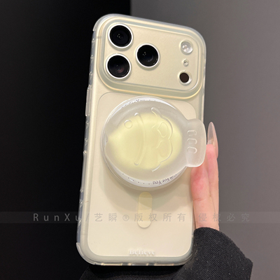 ins简约磨砂肤感透色硅胶适用iPhone18promax手机壳新款17pro苹果16promax全包防摔15夹心鲷鱼烧14情侣ip好看