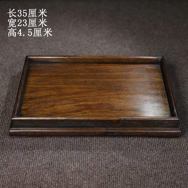 整版料花梨木实木茶盘复古