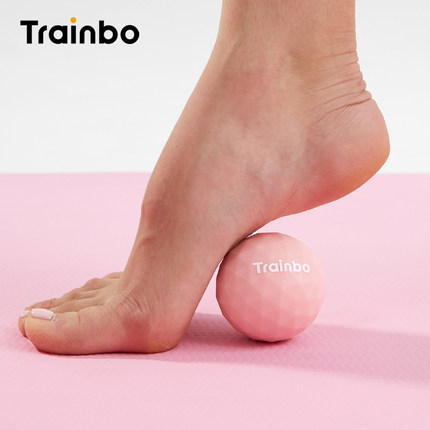 舞蹈芭蕾按摩球脚底放松足底球训练硅胶康复足弓训练滚轮筋膜球