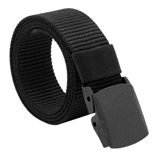 男士腰带塑胶扣休闲年轻人潮皮带学生百搭运动户外军训裤带