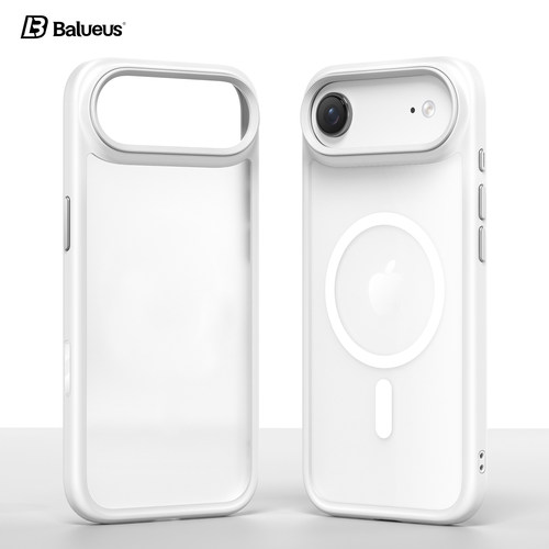 Balueus适用iPhoneAir手机壳苹果17ProMax保护套iPhone肤感磨砂17Pro全包防摔17磁吸Air硅胶外壳2025新款男女