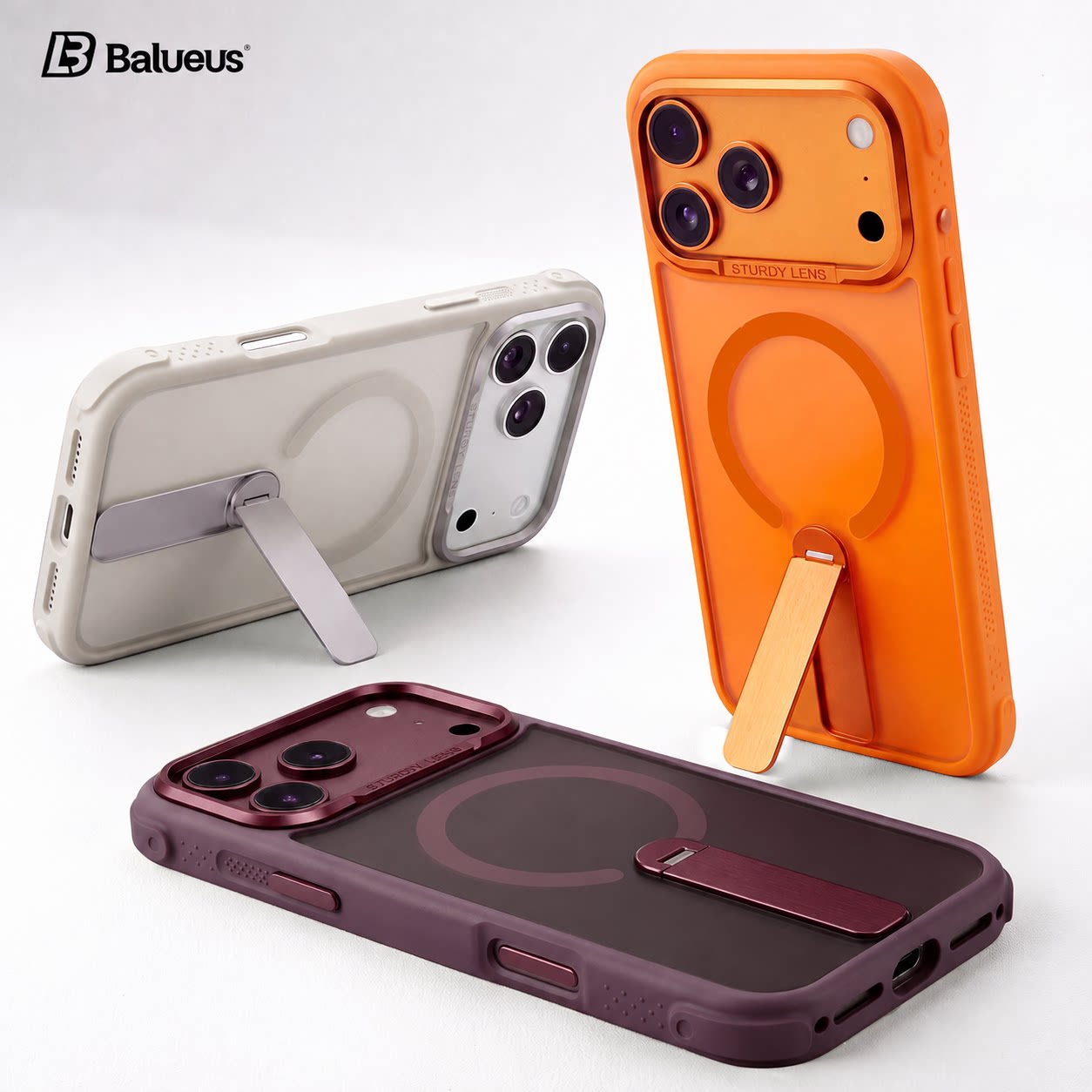Balueus适用苹果17ProMax手机壳iPhone17Pro保护壳气囊防摔支点壳18磁吸16磨砂15超薄pro带支架14新款13外壳图片