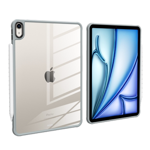 Balueus适用iPadair7保护套2024款ipadpro保护壳11寸13硅胶air7透明ipad10十代带笔槽mini6无盖9亚克力防弯4