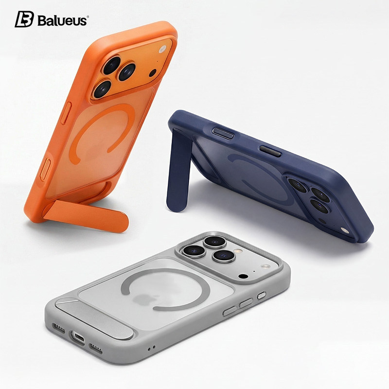 Balueus适用苹果17ProMax手机壳iPhone17Pro肤感磨砂保护套17高端17e高级感air磁吸16带支架外壳15男2026新款 - 实物图