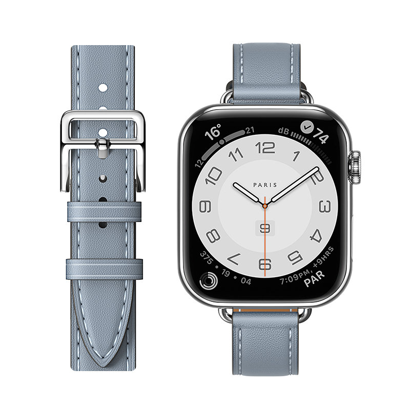 巴鲁斯iWatch7表带苹果手表applewatch6/5/4/3/2/1/se手表带s7真皮细款watchs7女款iwatchs7高级applewatchs7-封面