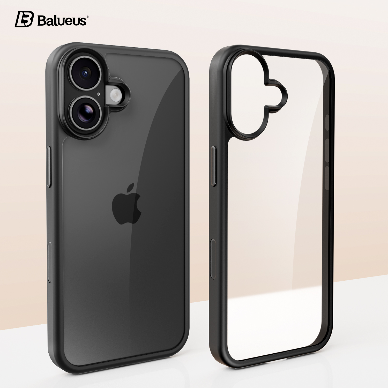 Balueus适用苹果17手机壳iPhone17Pro透明保护套17ProMax高端AI相机按键全包防摔高级感硅胶外壳2025新款男女