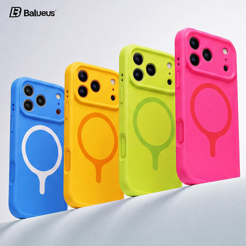 Balueus适用苹果17ProMax手机壳iPhone17Pro保护壳17液态硅胶Air新款16Pro磁吸多巴胺纯色16镜头全包pm外壳