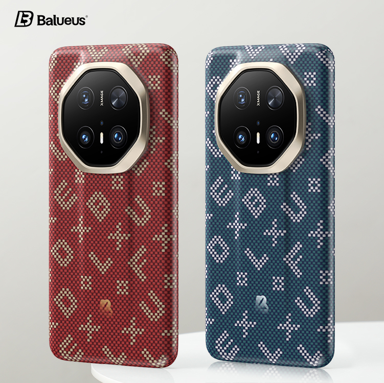 Balueus适用华为Mate70RS手机壳70RS非凡大师保护套字母超薄凯夫拉纹理全包防摔mt70rs商务外壳2025新款男女