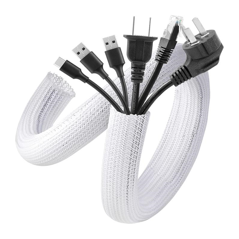電腦線收納束線神器理線管集線器包線管電線保護(hù)套整理防貓咬固定