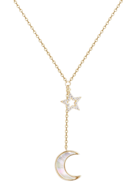 小众设计轻奢流苏星星女吊坠项链