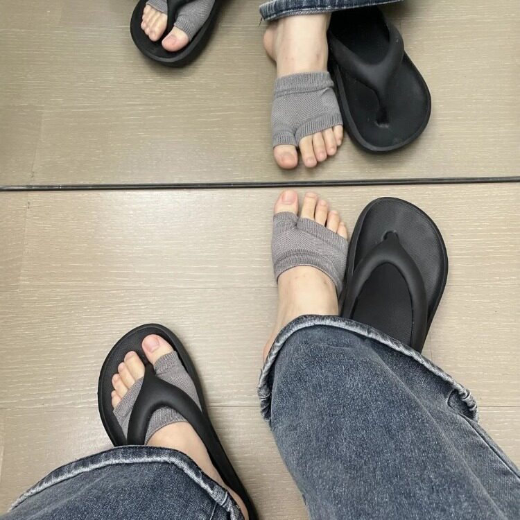 春夏慵懒松弛防磨透气网眼分趾袜
