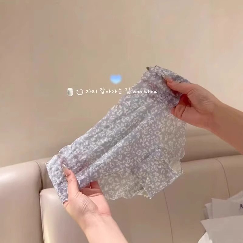 小韩花也太好看啦~夏日清新款 蓝色法式碎花无痕舒适纯欲内裤鞋带,服饰配件/皮带/帽子/围巾,鞋带,淘宝优惠券,粉丝福利购,淘宝优惠卷