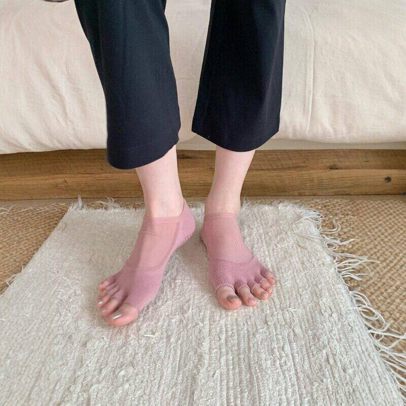 普拉提运动透气防滑舒适瑜伽袜女